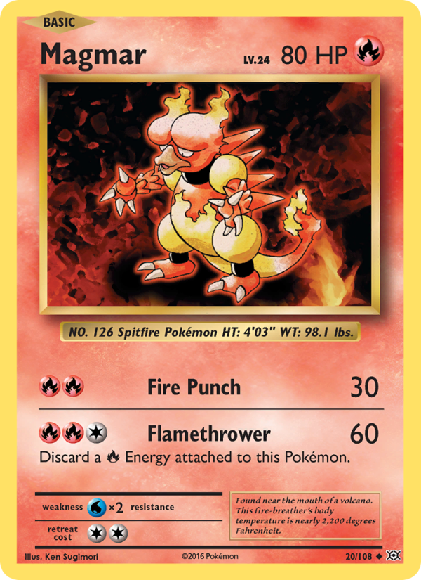 Magmar - Pokémon TCG Card