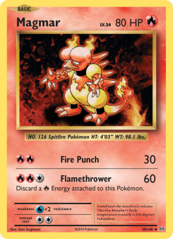 Magmar - pokemon TCG Card