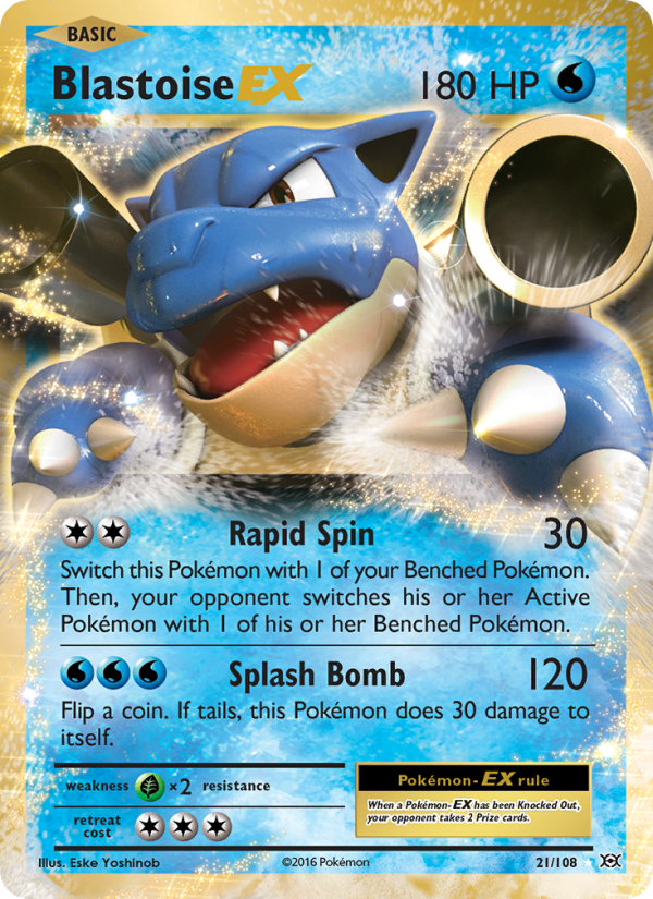 Blastoise EX - Pokémon TCG Card