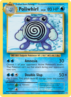 Poliwhirl - pokemon TCG Card
