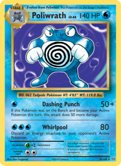 Poliwrath - pokemon TCG Card