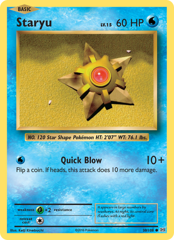 Staryu - Pokémon TCG Card
