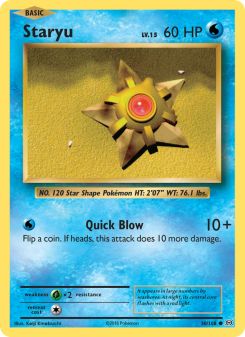 Staryu - pokemon TCG Card