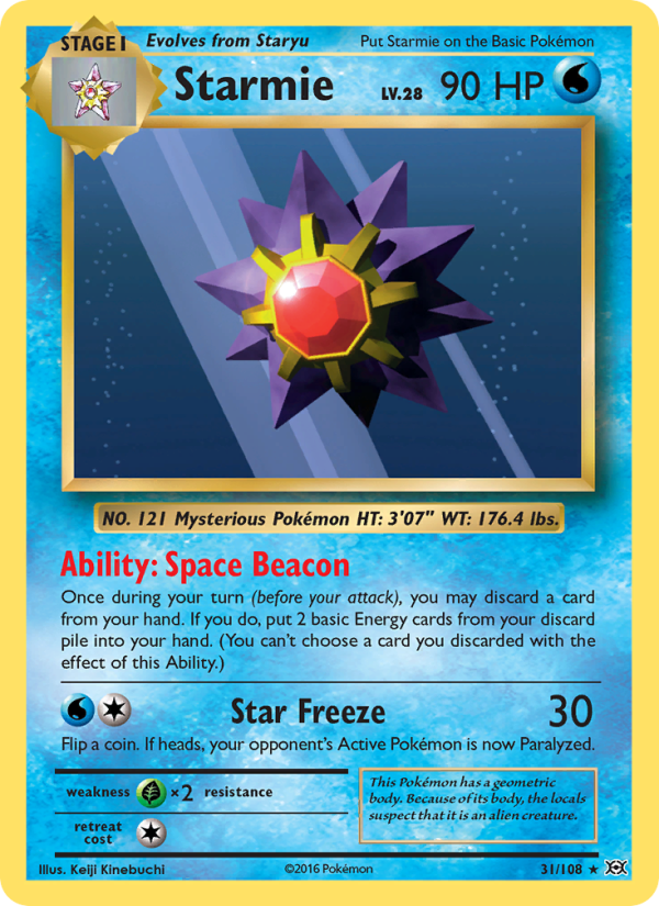 Starmie - Pokémon TCG Card