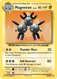 Magneton - pokemon TCG Card
