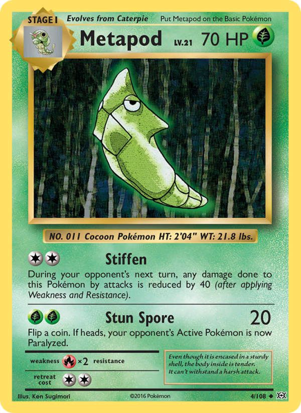 Metapod - Pokémon TCG Card