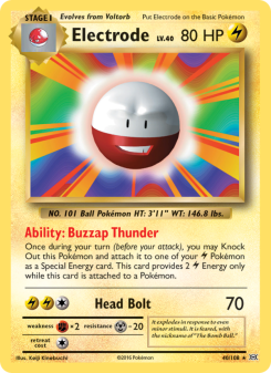 Electrode - pokemon TCG Card