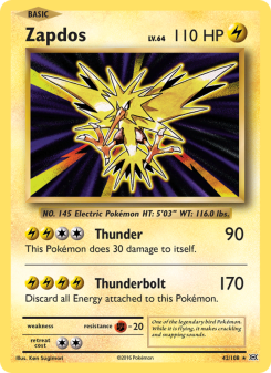 Zapdos - pokemon TCG Card