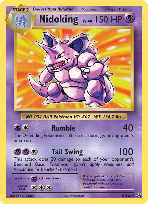 Nidoking - Pokémon TCG Card