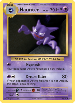 Haunter - pokemon TCG Card