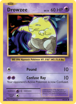 Drowzee - pokemon TCG Card