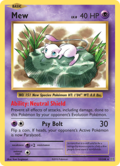 Mew - pokemon TCG Card