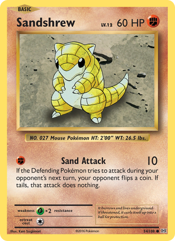 Sandshrew - Pokémon TCG Card