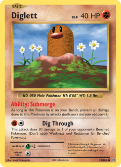 Diglett - pokemon TCG Card