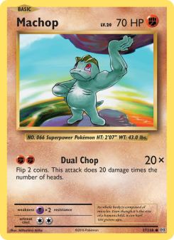 Machop - pokemon TCG Card