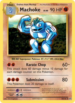 Machoke - pokemon TCG Card