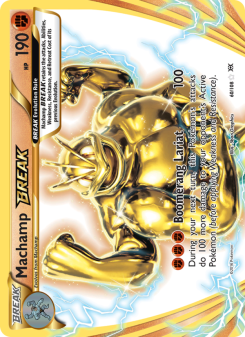 Machamp BREAK - pokemon TCG Card