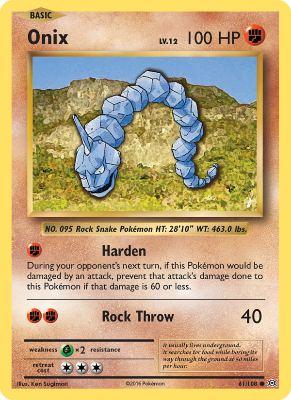 Onix - Pokémon TCG Card