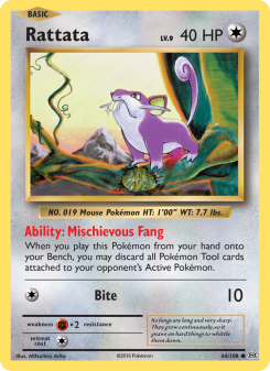 Rattata - pokemon TCG Card
