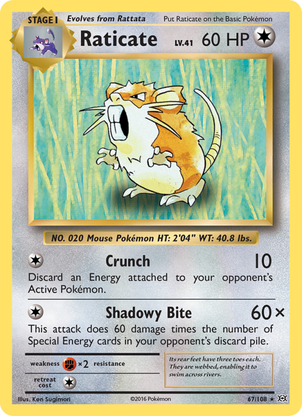 Raticate - Pokémon TCG Card
