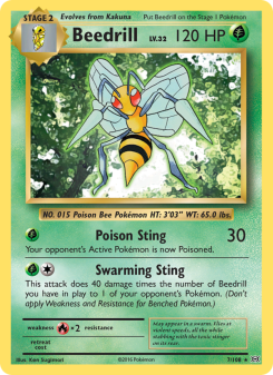 Beedrill - pokemon TCG Card