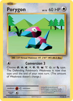 Porygon - pokemon TCG Card