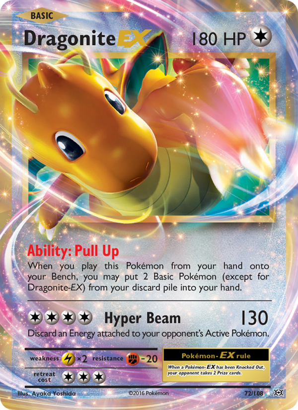 Dragonite EX - Pokémon TCG Card