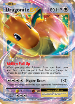 Dragonite EX - pokemon TCG Card