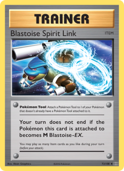 Blastoise Spirit Link - pokemon TCG Card