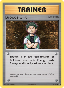 Brock's Grit - pokemon TCG Card