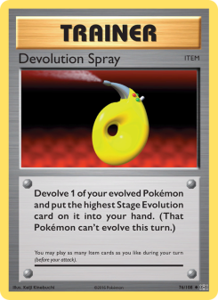 Devolution Spray - pokemon TCG Card