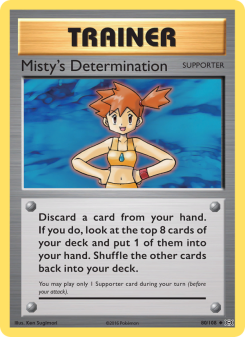 Misty's Determination - pokemon TCG Card