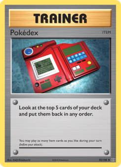 Pokédex - pokemon TCG Card