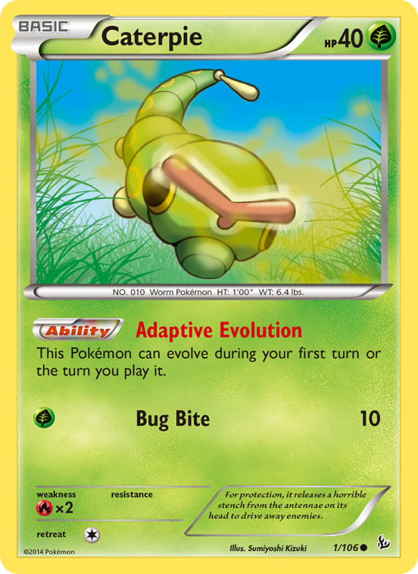 Caterpie - Pokémon TCG Card