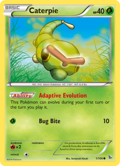Caterpie - pokemon TCG Card