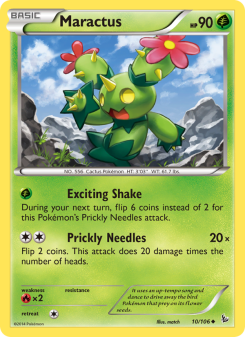 Maractus - pokemon TCG Card