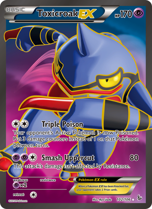 Toxicroak EX - Pokémon TCG Card