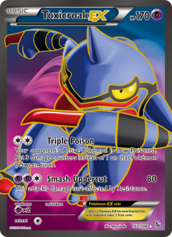 Toxicroak EX - pokemon TCG Card