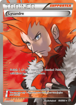 Lysandre - pokemon TCG Card