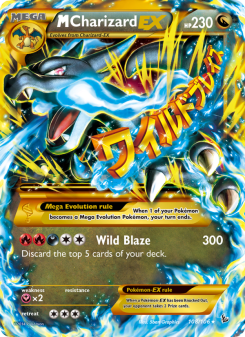 M Charizard EX - pokemon TCG Card