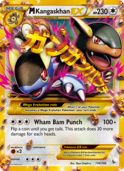 M Kangaskhan EX - pokemon TCG Card