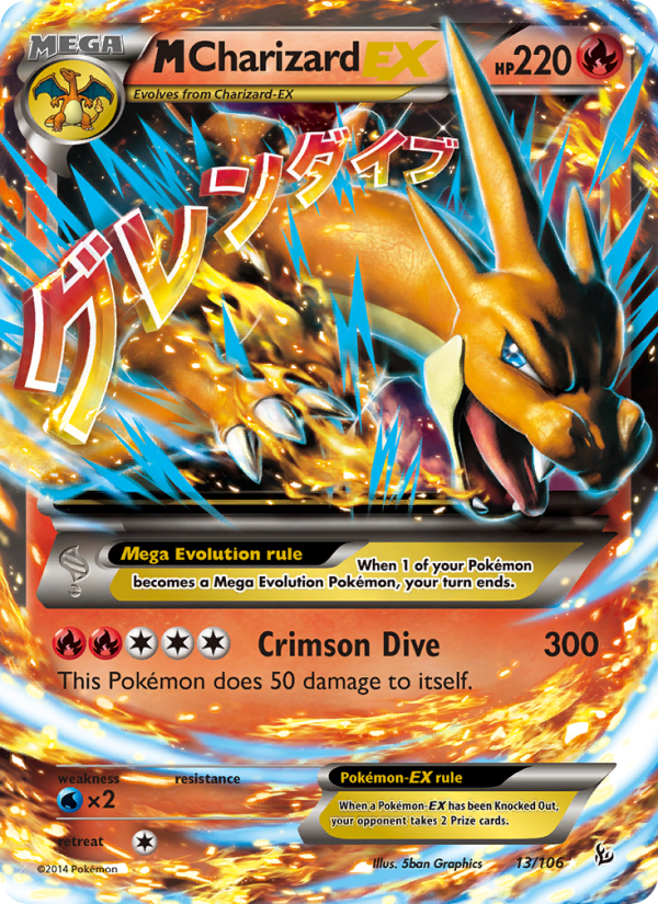 M Charizard EX - Pokémon TCG Card