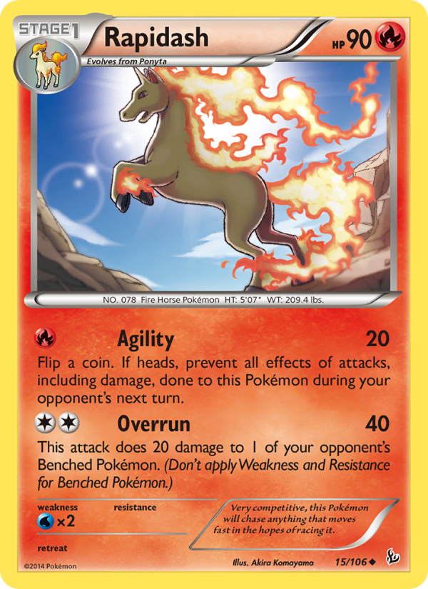 Rapidash - Pokémon TCG Card