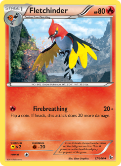 Fletchinder - pokemon TCG Card