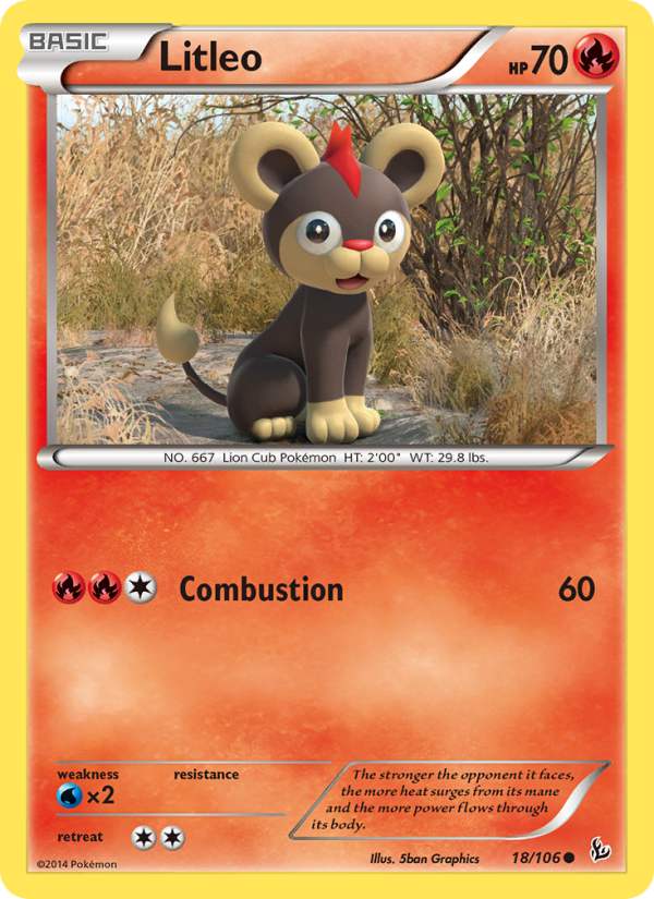 Litleo - Pokémon TCG Card