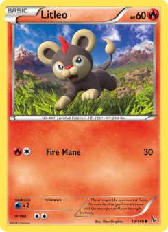 Litleo - pokemon TCG Card