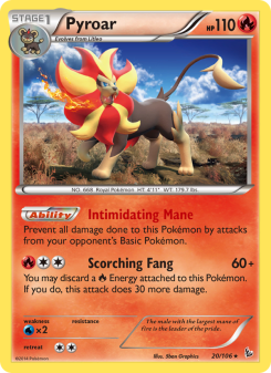 Pyroar - pokemon TCG Card