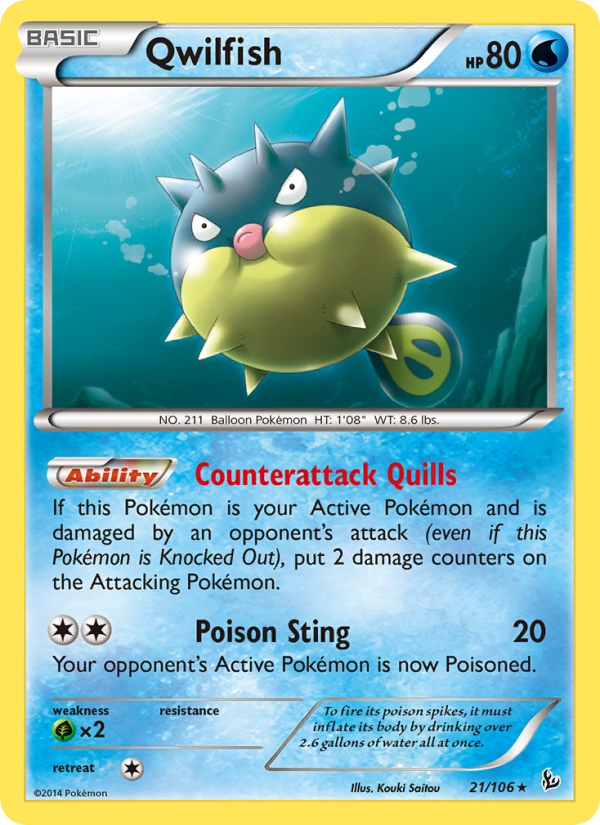 Qwilfish - Pokémon TCG Card