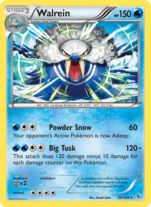 Walrein - Pokémon TCG Card