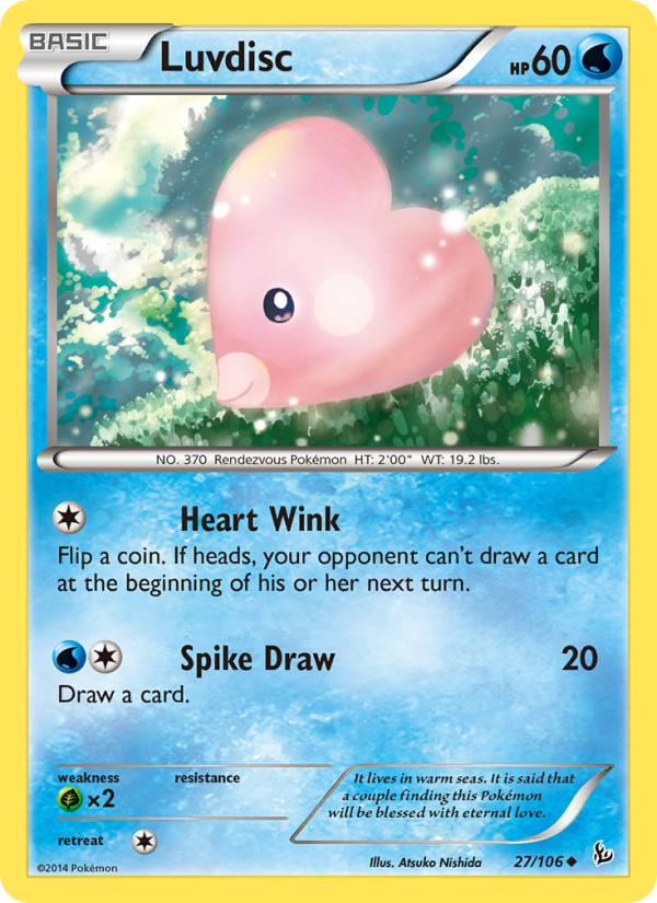 Luvdisc - Pokémon TCG Card